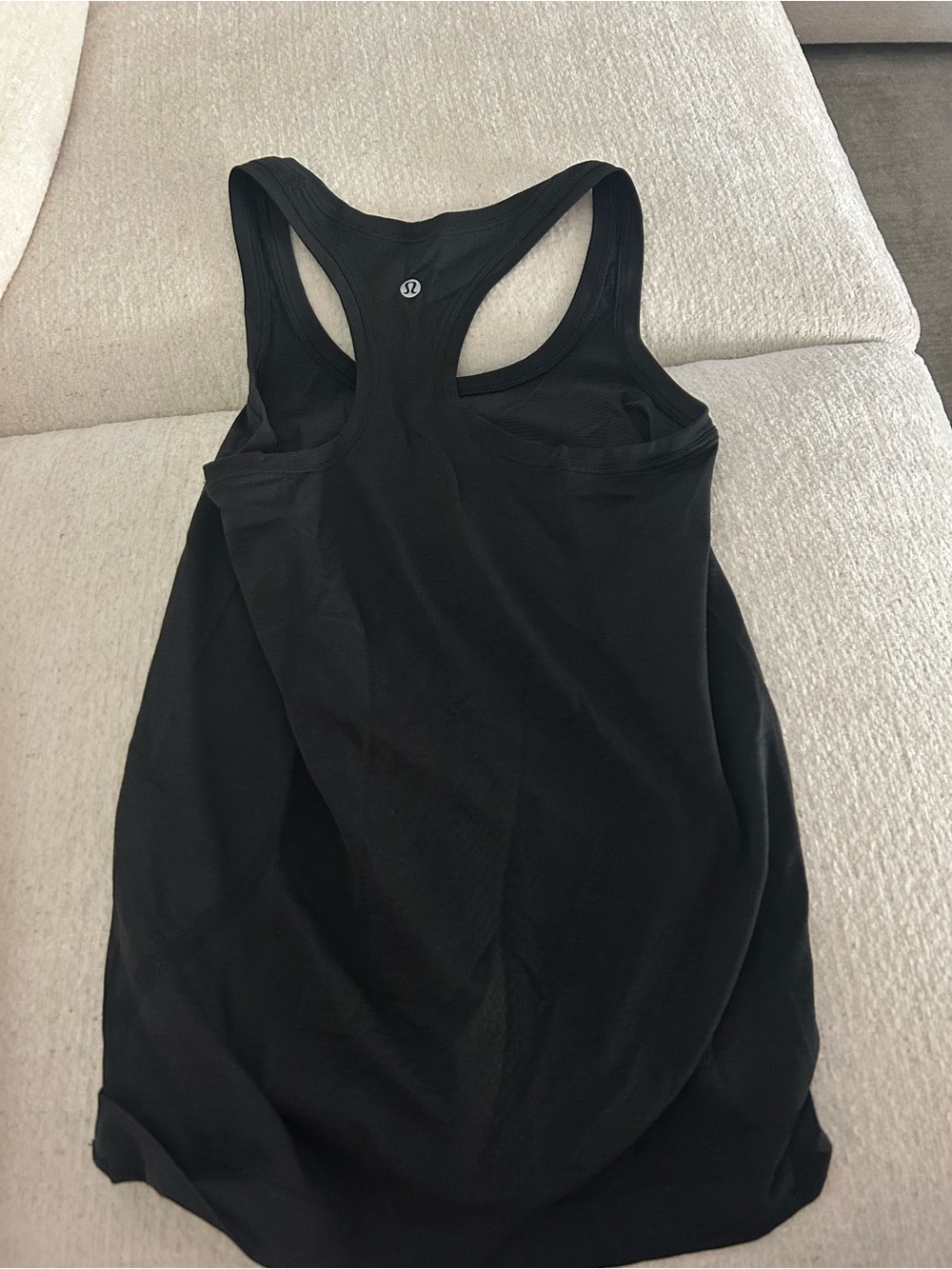 lululemon athletica Black Racerback Tank with Built-In Support